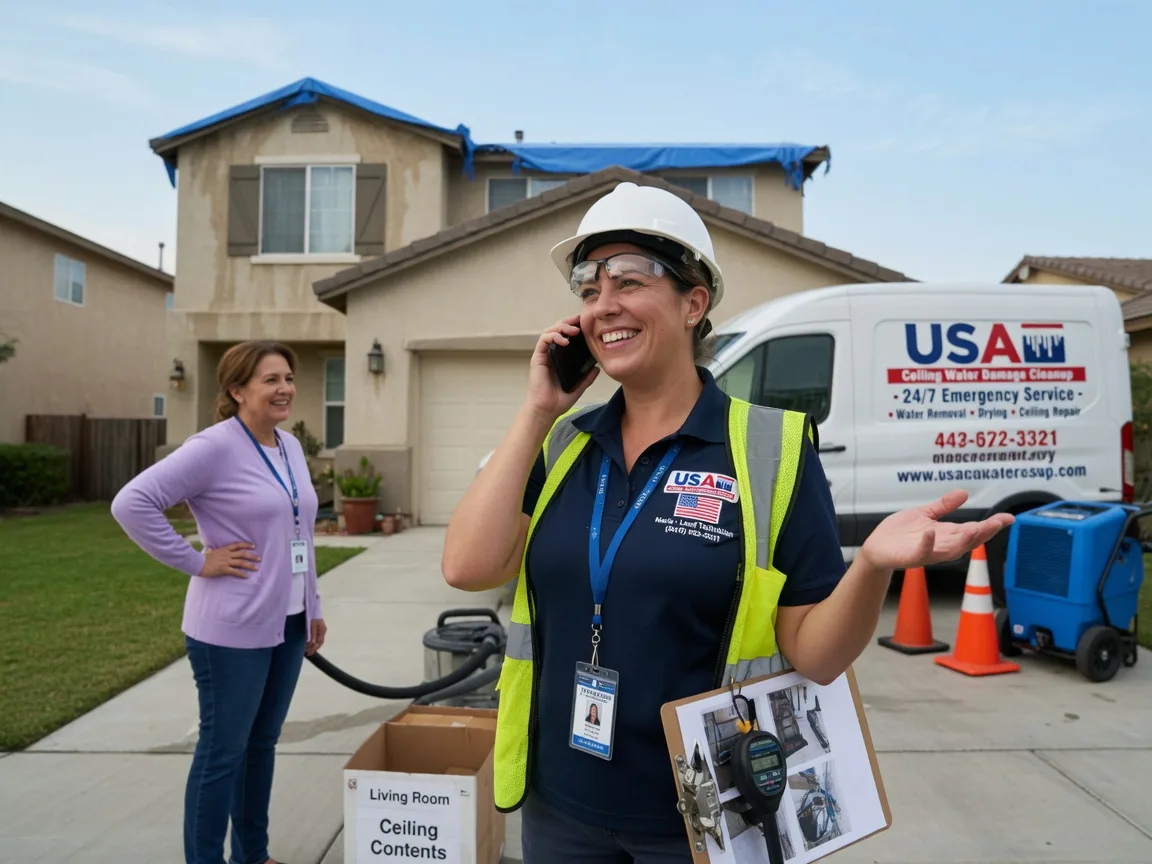 Ceiling Water Damage Restoration Fairwater, WI FAQs